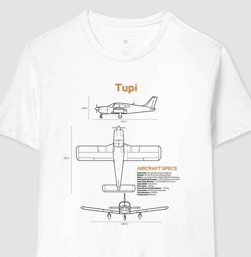 Embraer EMB-712 "Tupi" - Blueprint
