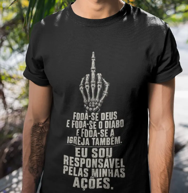 Eu sou responsável pelas minhas ações.