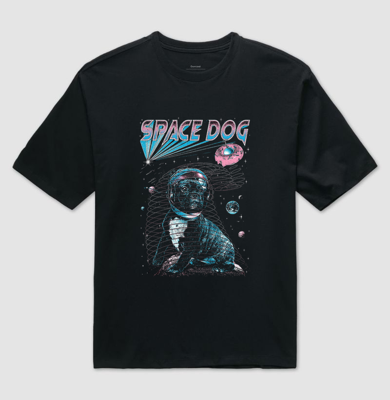 Camiseta Personalizada Space Dog