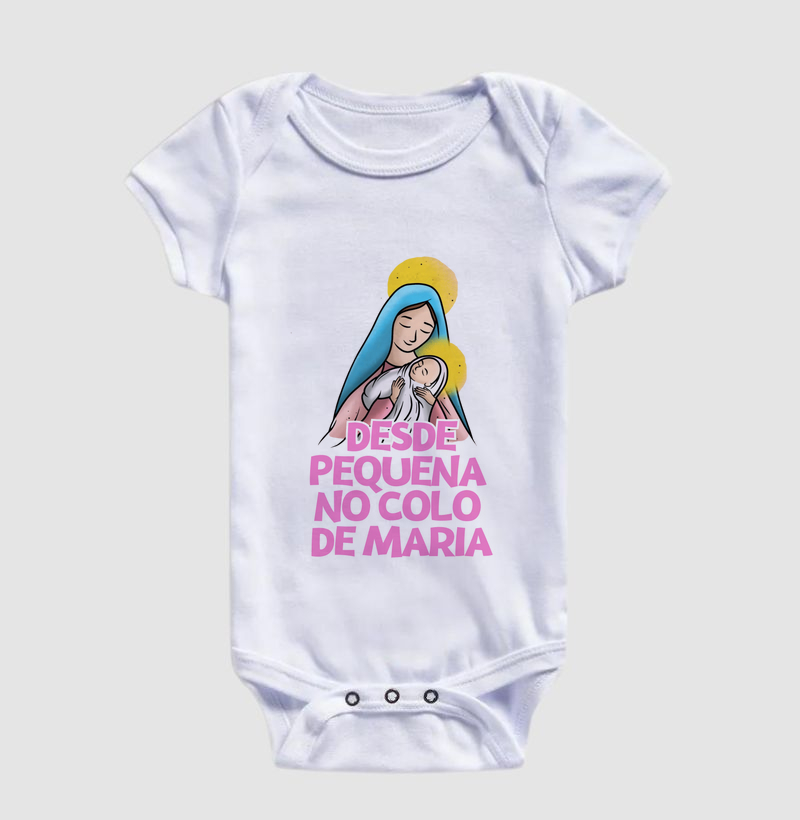 Desde pequena no colo de Maria