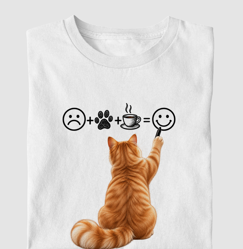 Otimismo Felino - Camiseta Infantil
