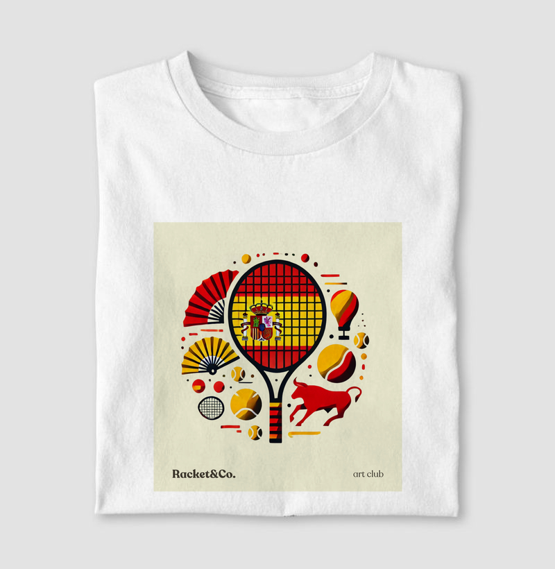 Camiseta Raquete Espanha