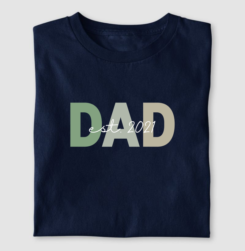 Camiseta Dad Est. 2021