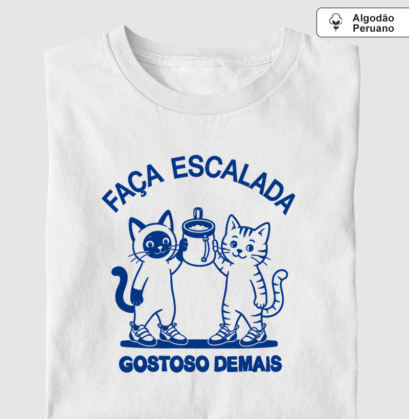 faça escalada - algodão peruano