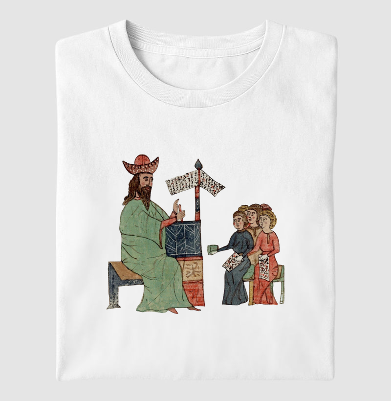 Camiseta Hipócrates e a medicina medieval
