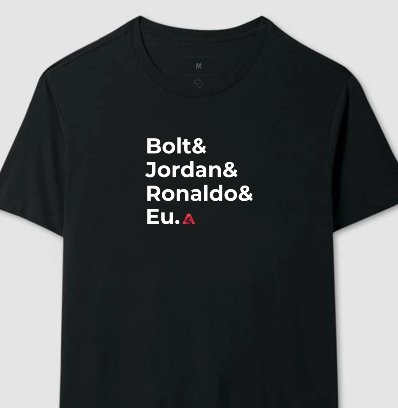 Camiseta Bolt, Jordan, Ronaldo - Atleta Pro