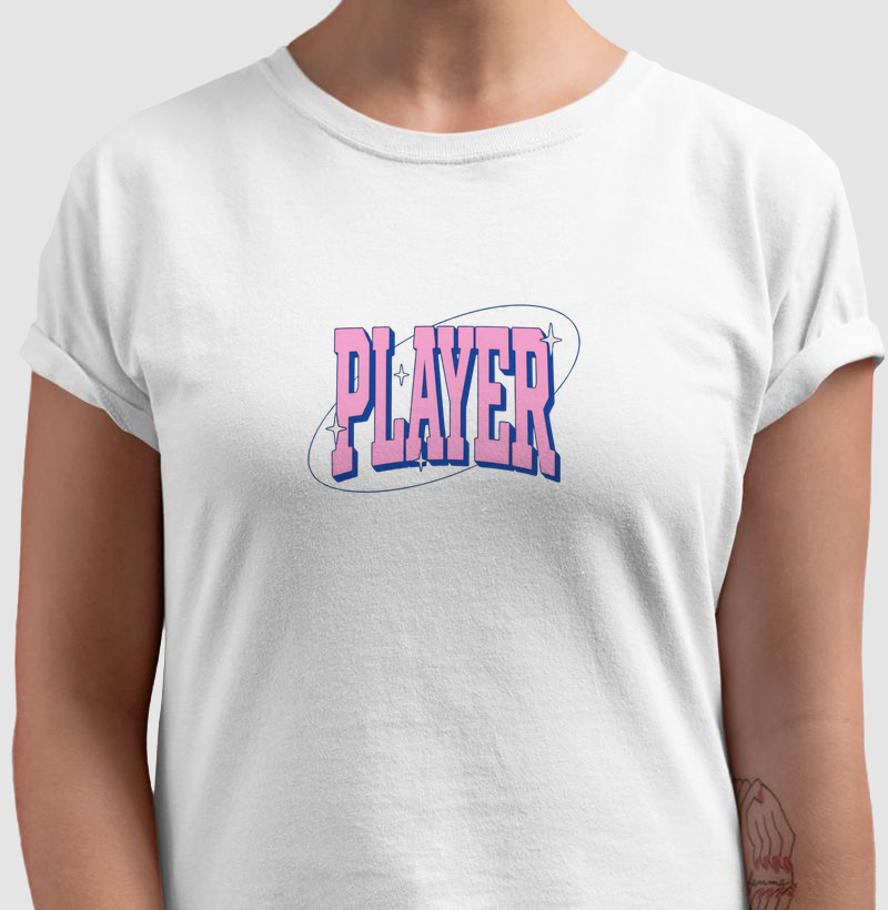 feminina de futebol estampa "player" joga bonita