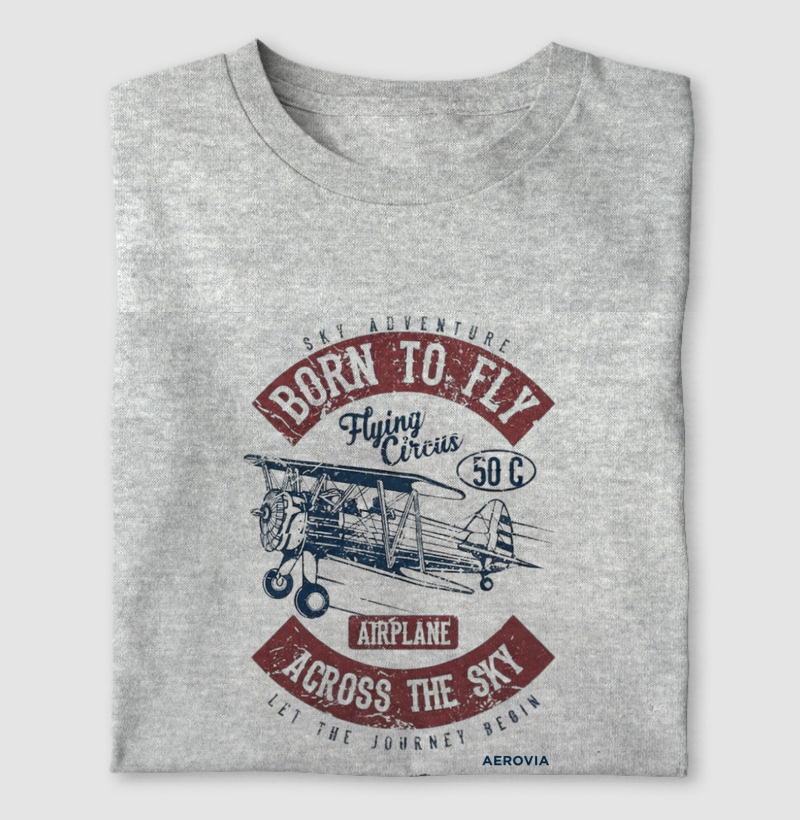 CAMISETA Vintage Born to fly