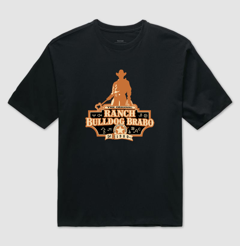 Rancho Bulldog Brabo 1980 - Camiseta Oversized