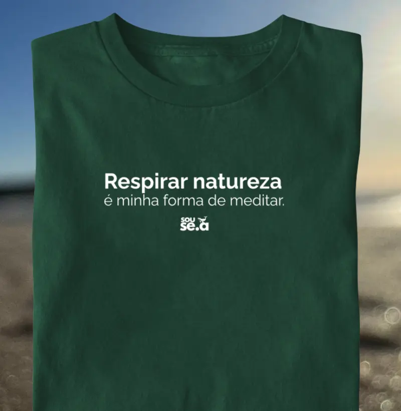Respirar natureza meditar
