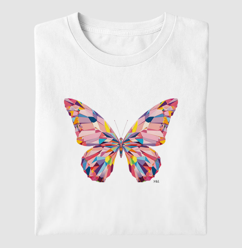 Camiseta Algodão Premium - Metamorfose Cromática 