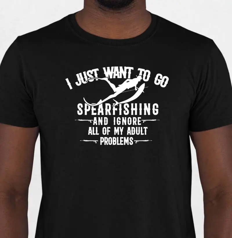 Camisa I Just Want To Go SpearFishing
