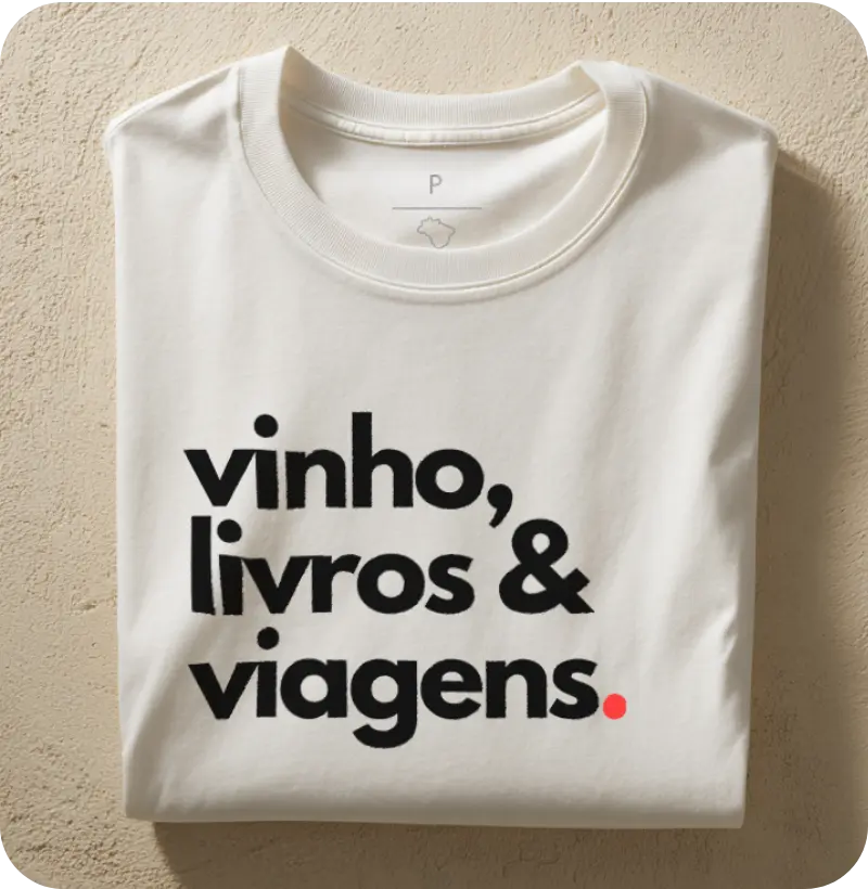 Vinho livros e viagens