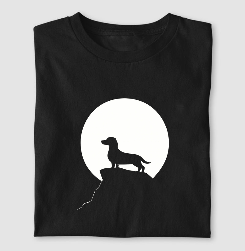 Dachshund e a lua