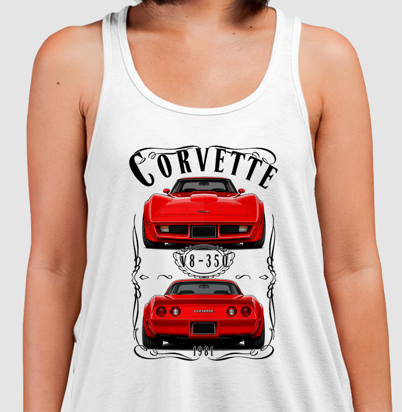 Camiseta regata Corvette vintage