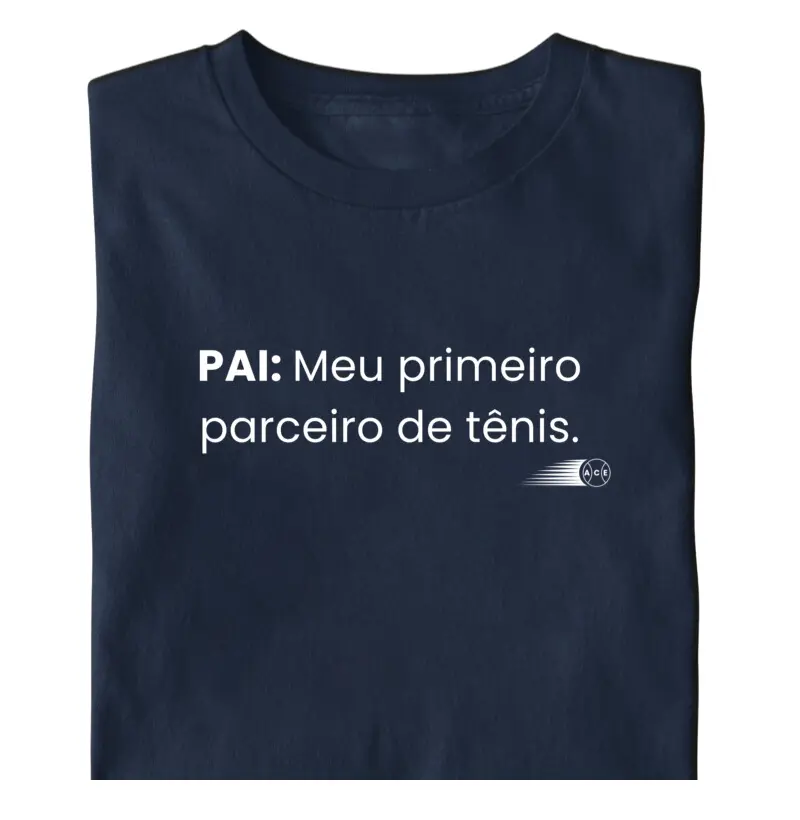 Pai, meu primeiro parceiro de tênis