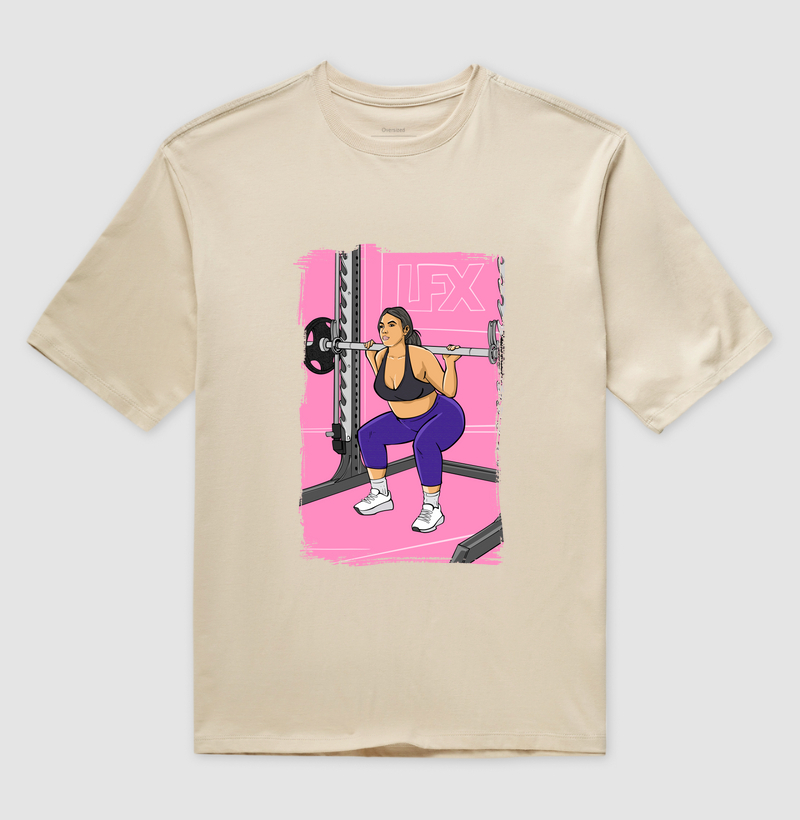 Mulher fazendo Agachamento no Smith V03