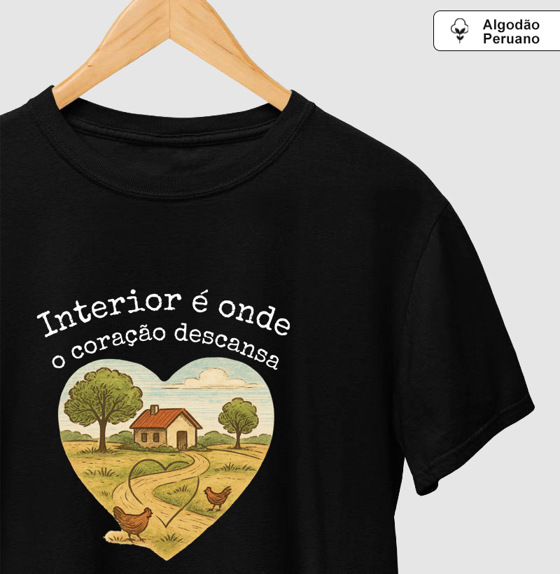 Interior é onde o coração descansa