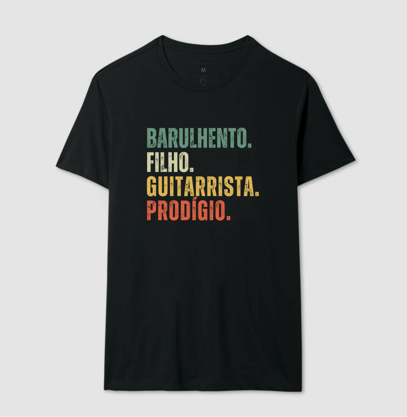 Barulhento. Filho. Guitarrista. Prodígio.