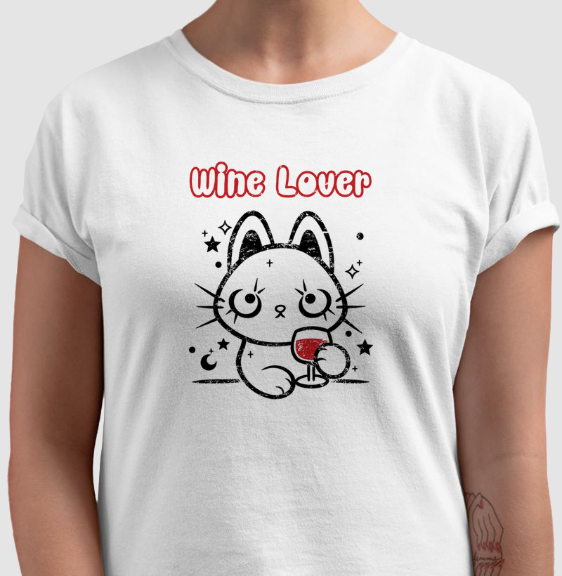 Cat Wine Lover