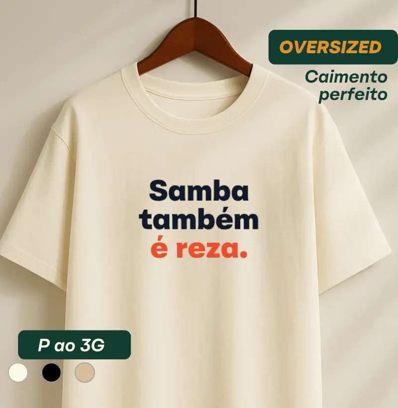 Samba também é reza