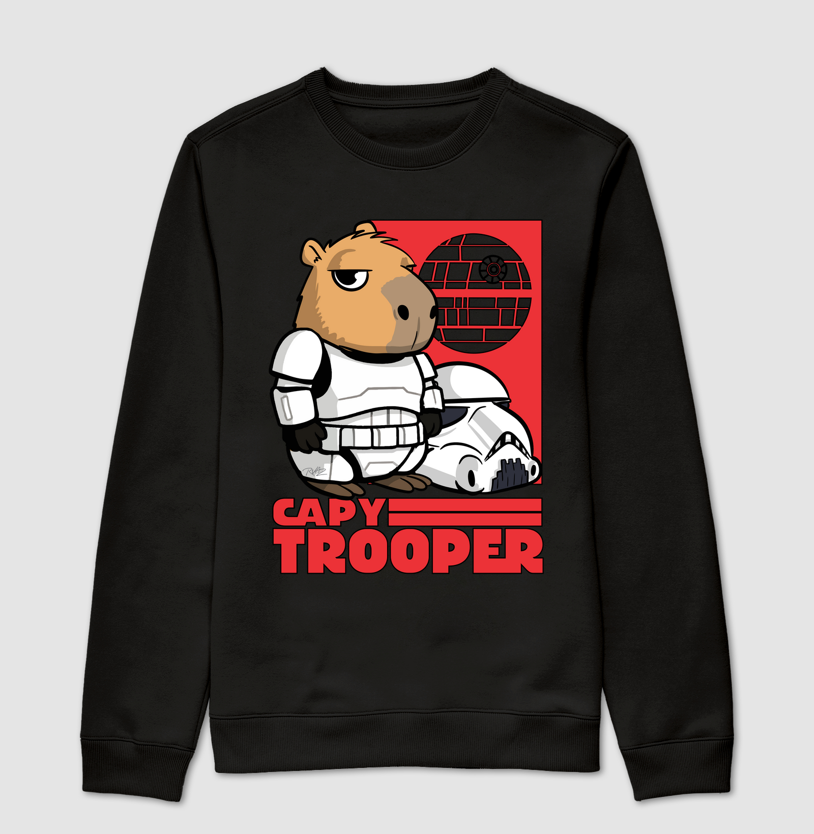 Camiseta Capivara Trooper - Suéter Moletom