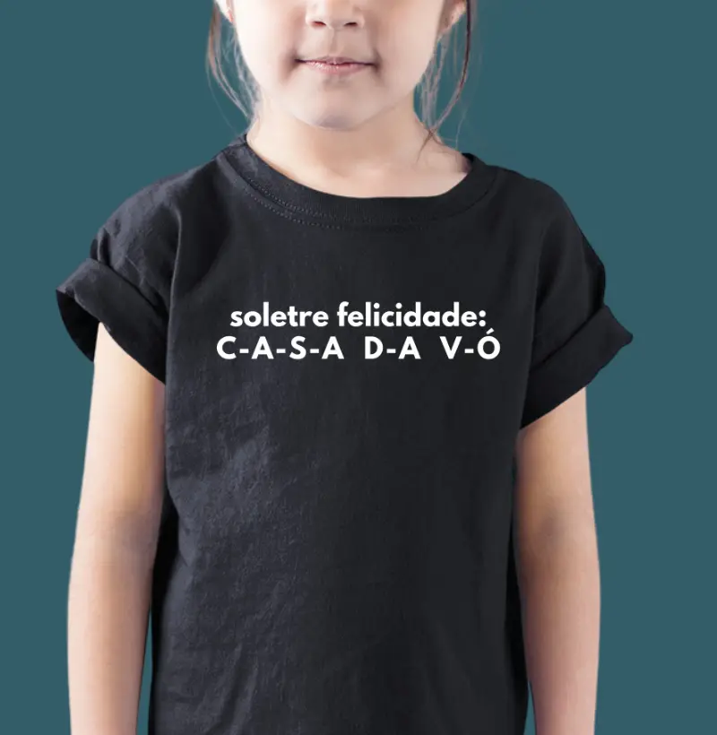 Soletre felicidade - casa da avó