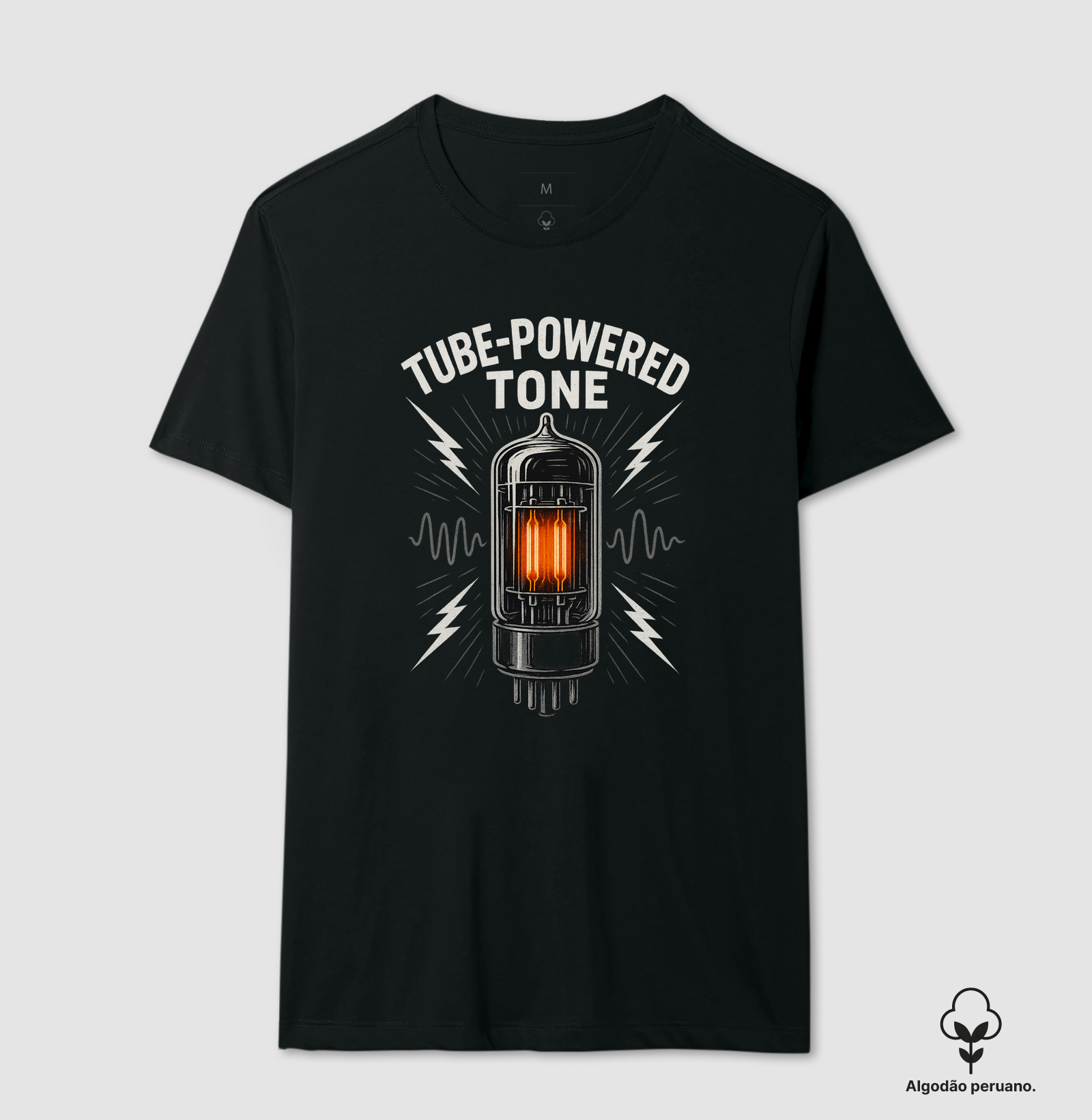 camiseta-rock-tube-powered-tone-valvulado