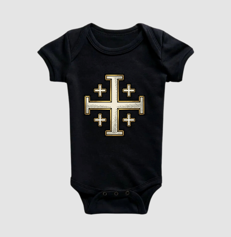 Cruz de Jerusalém - Body Infantil