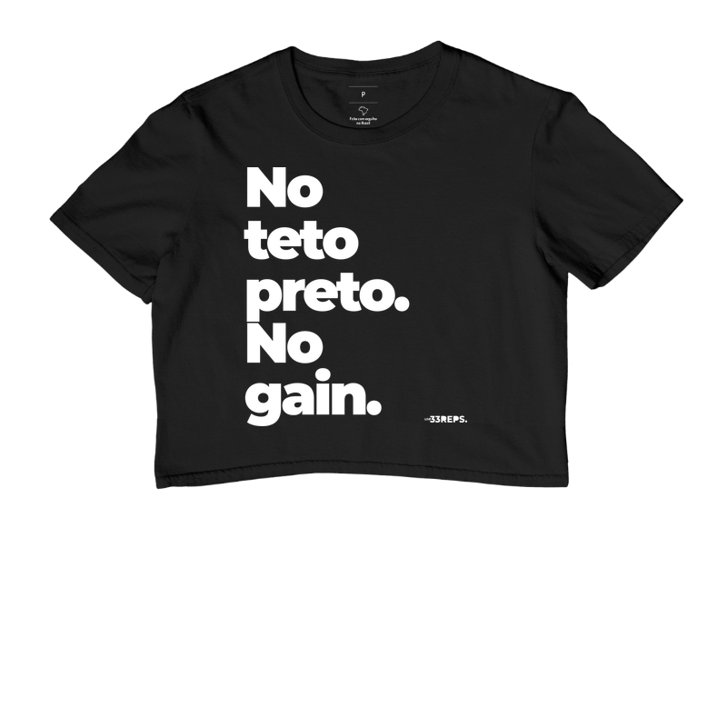No teto preto, no gain