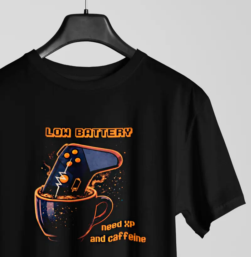 Camiseta - "Low Battery"