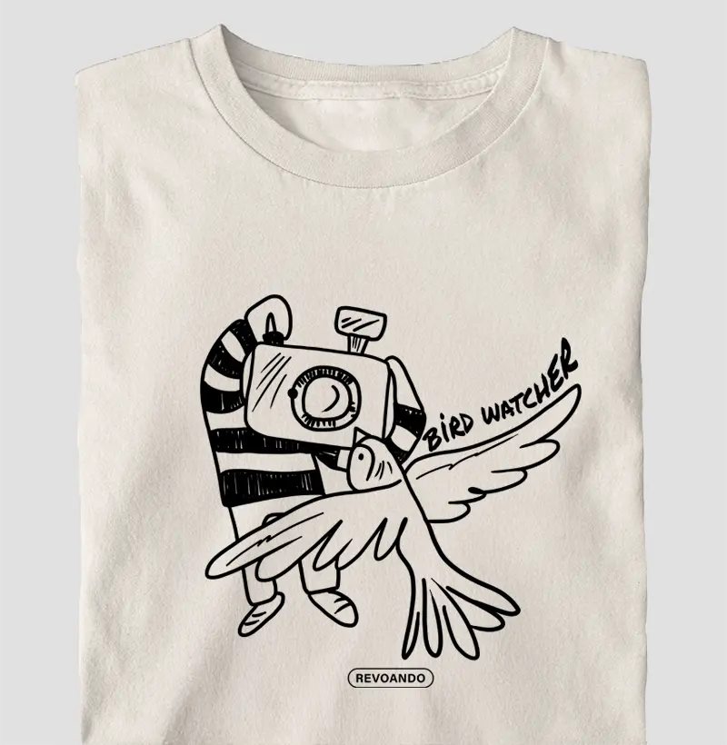 Aves em Texto - Bird Photo - Oversized