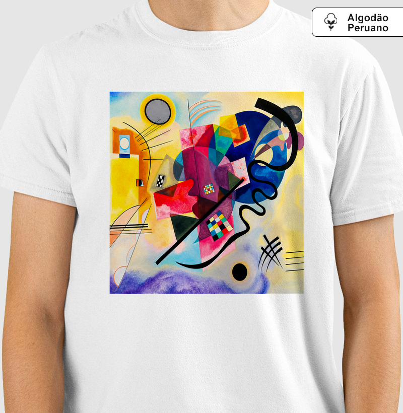 Wassily Kandinsky Azul Vermelho Amarelo Premium