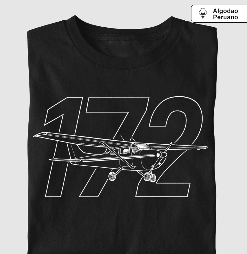 Cessna 172 - Silhouette | Algodão Peruano