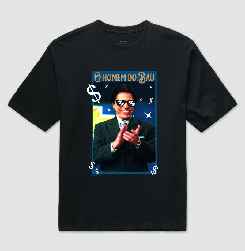 Silvio Santos - O Homem do Baú - Camiseta Oversized