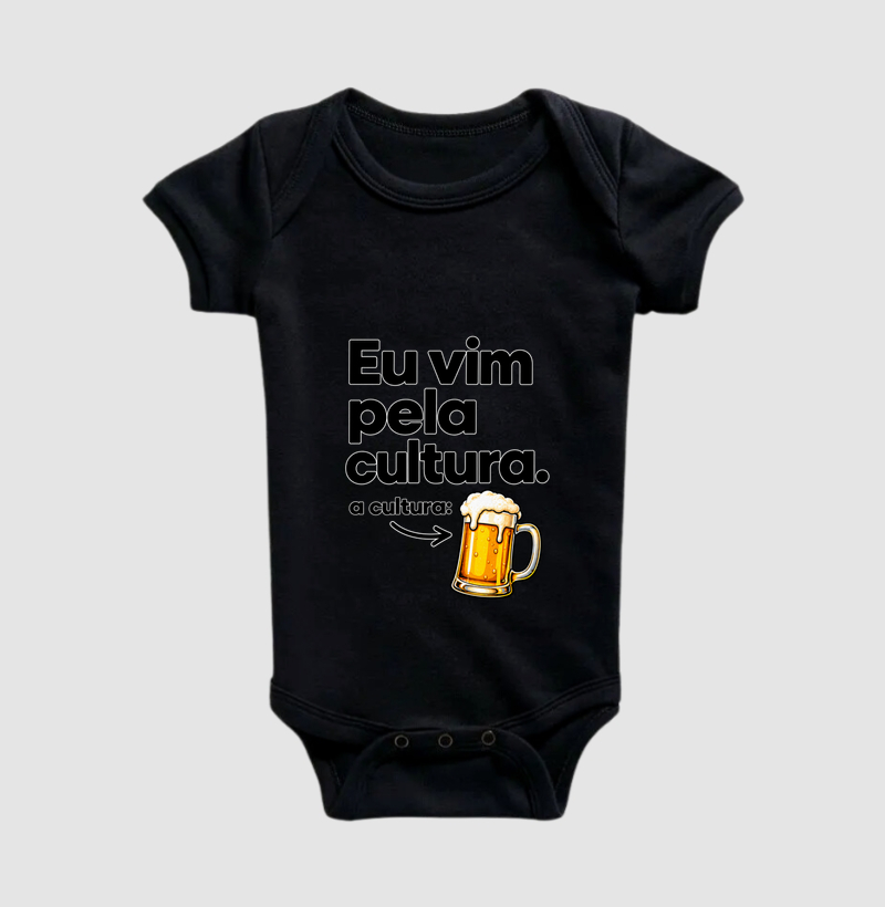 Eu Vim Pela Cultura Mini - Body Infantil
