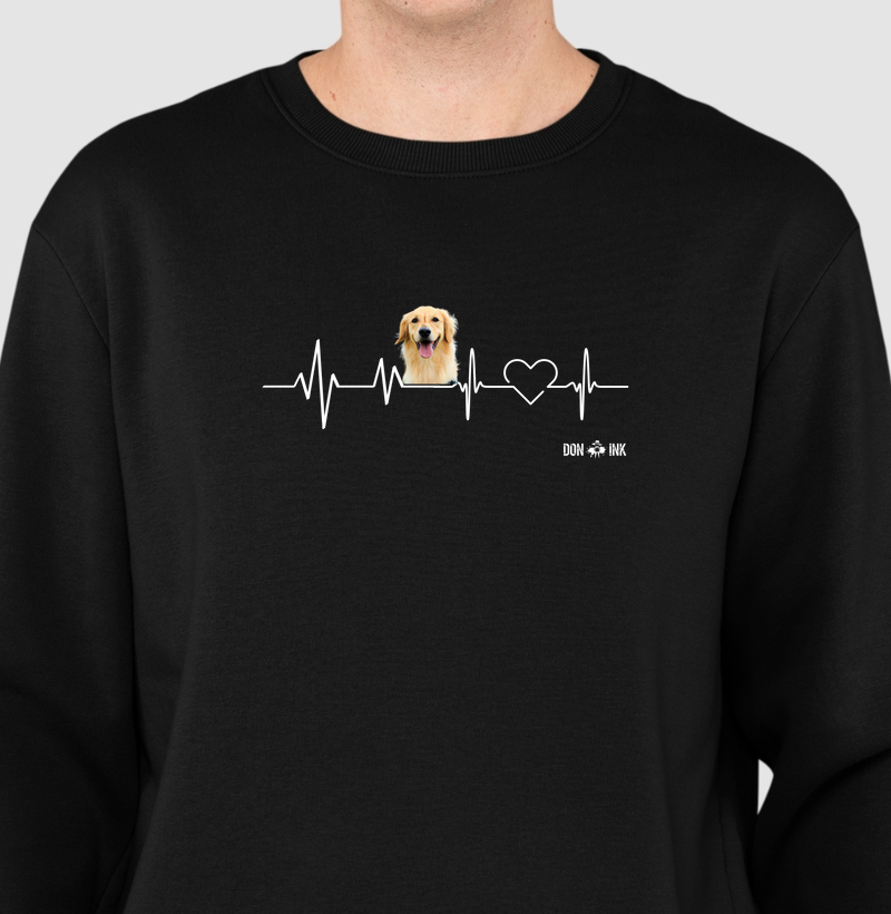 Golden Retriever Coração