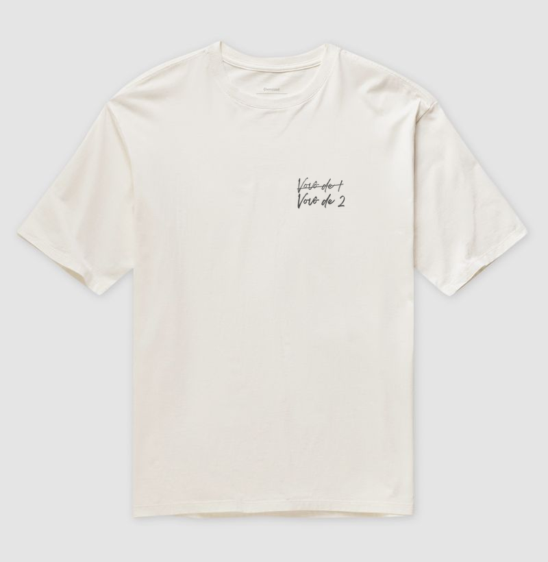 Vovô de 2 Oversized - Porque sempre cabe mais um netinho no coração do vovô
