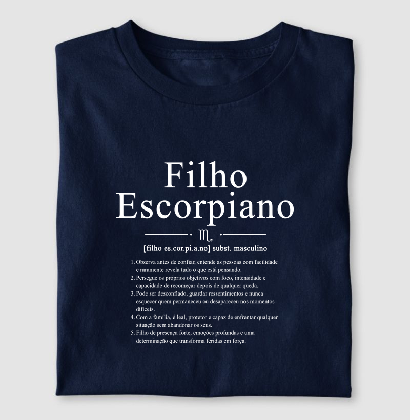 Filho escorpiano (adulto) ♏