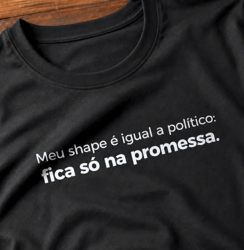 Meu shape é igual a político