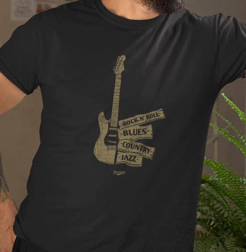 Rock, Blues, Country, Jazz