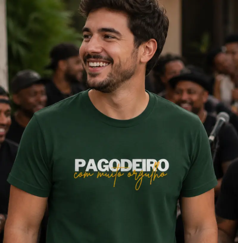 Pagodeiro com muito orgulho