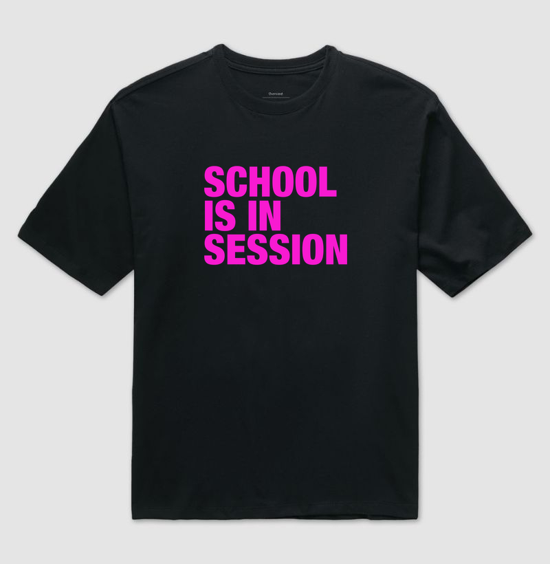 School I - Camiseta Oversized