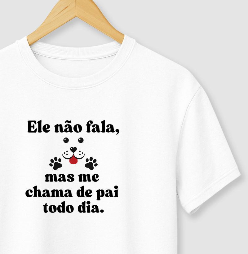 Frases: Ele não fala...