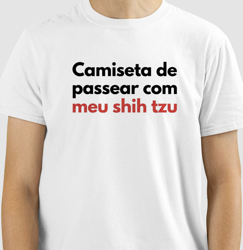 Passear com meu shih tzu