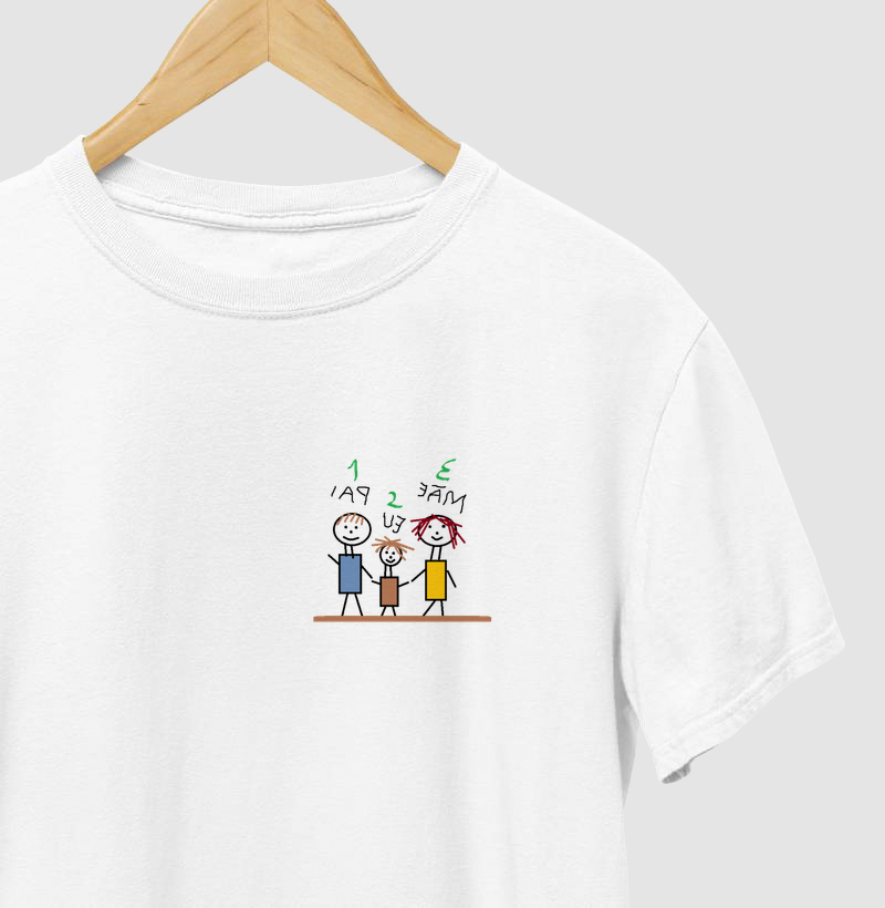 Camiseta Clássica Personalizada - História em estampa | Presente para dia dos Pais