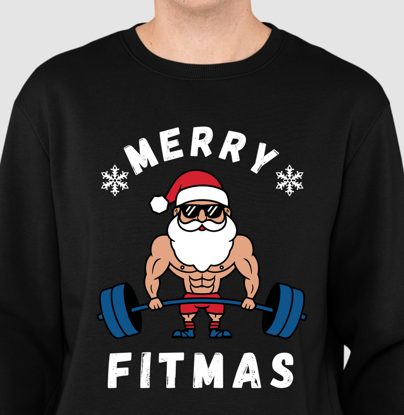 Merry Fitmas Papai Noel bombado