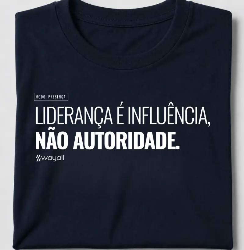 Liderança é influência, não autoridade