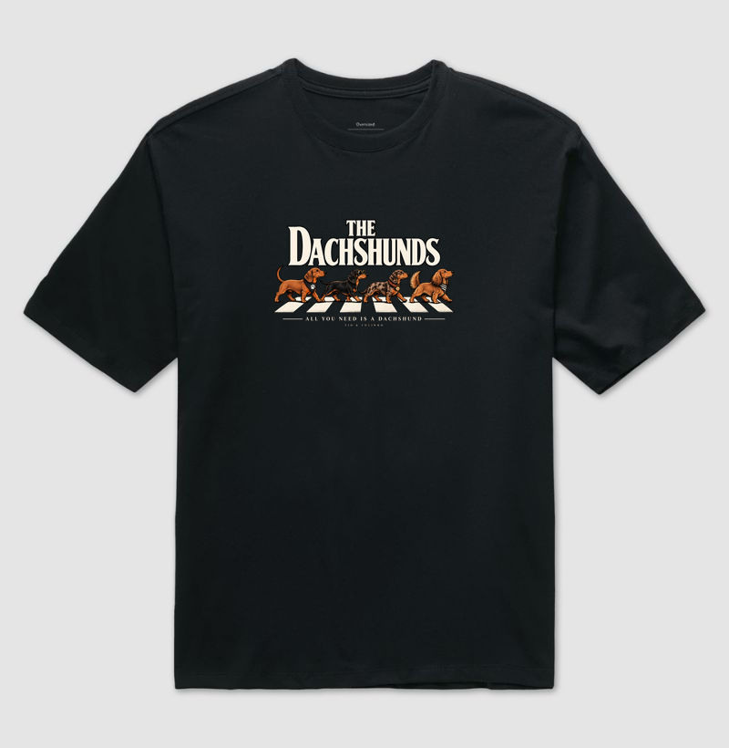 Camiseta Dachshund / Pet Lovers | The Dachshunds - Camiseta Oversized