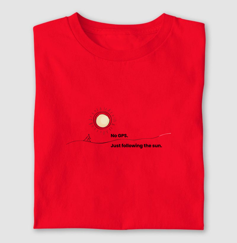 No GPS. Just following the sun.